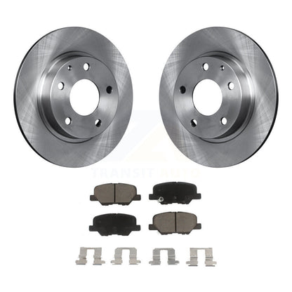Disc Brake Rotors And Ceramic Pads Rear Kit For Mazda 3 Sport