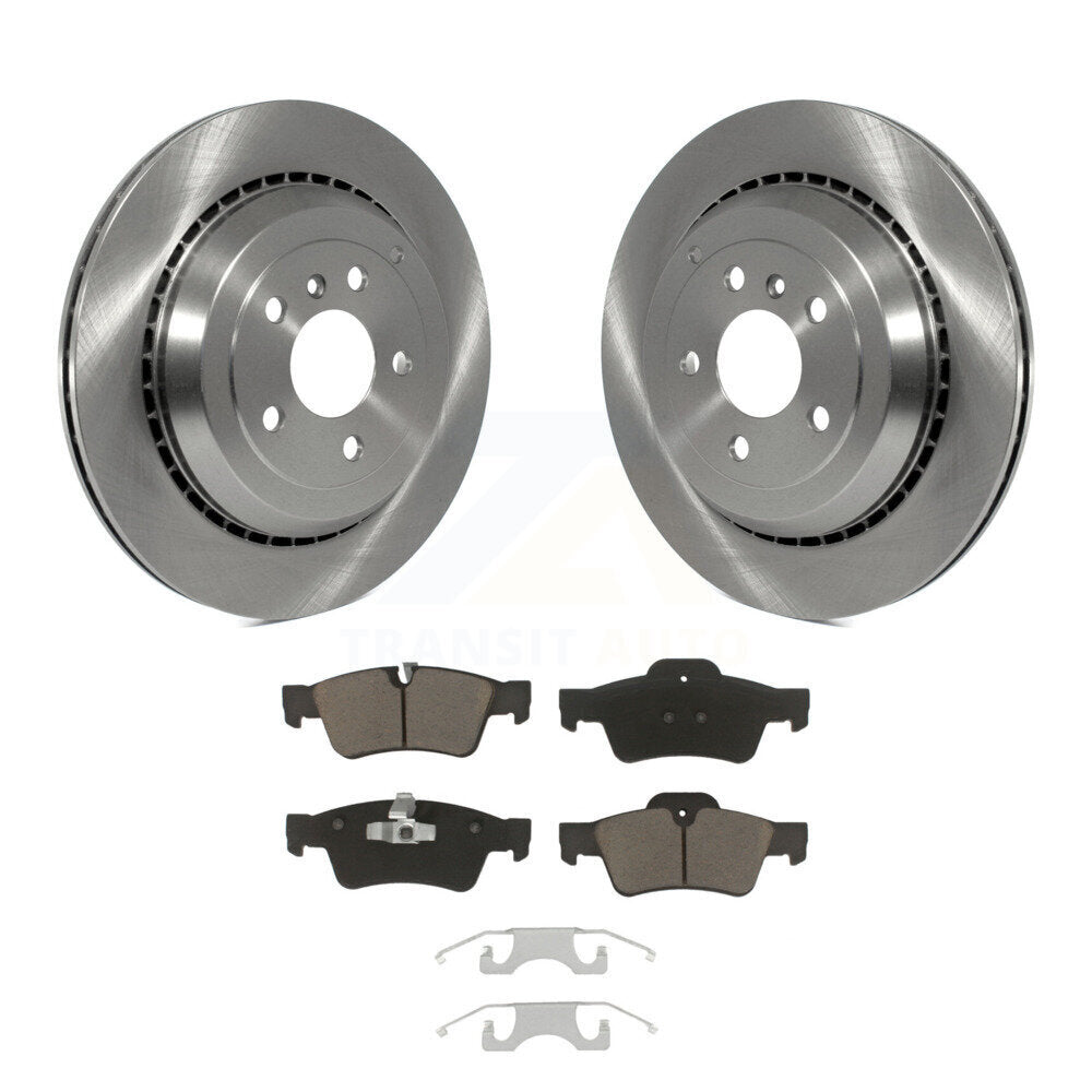 Brake Rotors Ceramic Pad Rear Kit For Mercedes-Benz ML350 GL350 R350 GL320 GL450