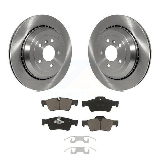 Brake Rotors Ceramic Pad Rear Kit For Mercedes-Benz ML350 GL350 R350 GL320 GL450