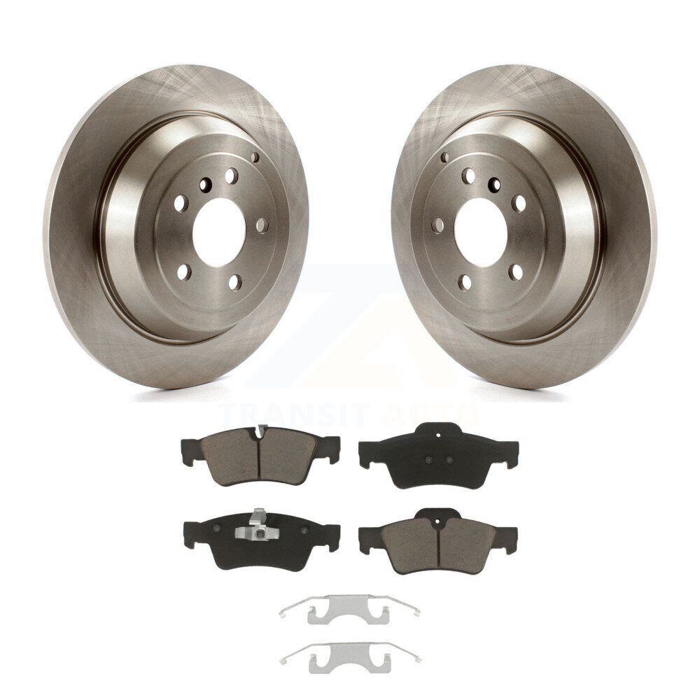 Brake Rotor & Ceramic Pad Rear Kit For Mercedes-Benz ML350 ML320 R350 ML500 R320