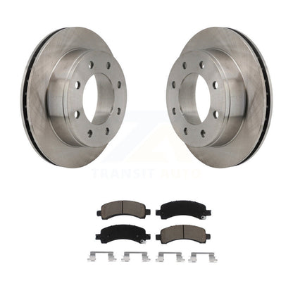 Disc Brake Rotor Ceramic Pad Rear Kit For Chevrolet GMC Express 2500 Savana 3500