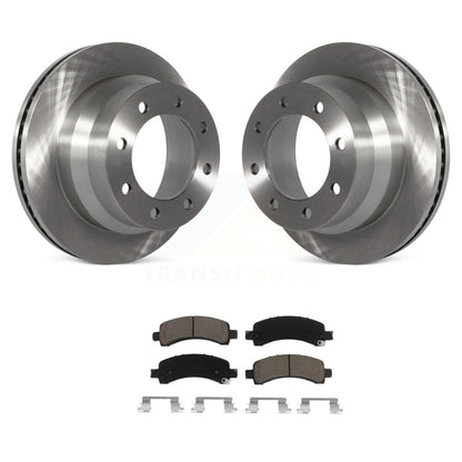 Disc Brake Rotors And Ceramic Pads Rear Kit For Chevrolet Express 4500