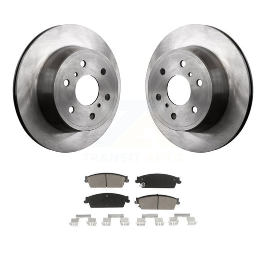 Brake Rotor & Ceramic Pad Rear Kit For Chevrolet GMC Sierra 1500 Silverado Tahoe