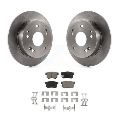 Disc Brake Rotor & Ceramic Pad Rear Kit For Honda Civic Accord Acura RSX Integra