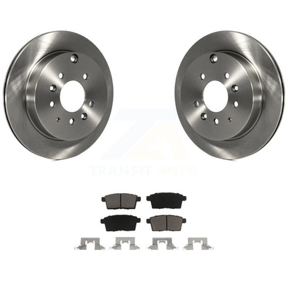Disc Brake Rotors And Ceramic Pads Rear Kit For Ford Edge Mazda CX-7 Lincoln MKX