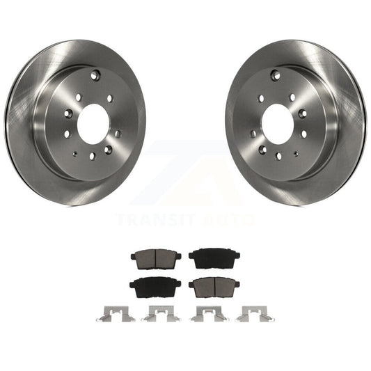 Disc Brake Rotors And Ceramic Pads Rear Kit For Ford Edge Mazda CX-7 Lincoln MKX