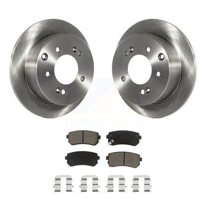 Disc Brake Rotors And Ceramic Pads Rear Kit For Kia Forte Koup Forte5