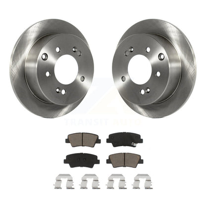 Disc Brake Rotors And Ceramic Pads Rear Kit For 2010-2013 Kia Soul
