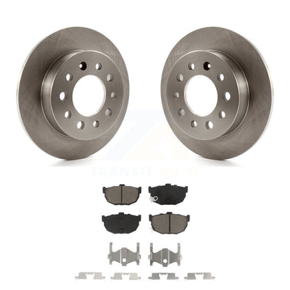 Disc Brake Rotors And Ceramic Pads Rear Kit For 2003-2008 Hyundai Tiburon