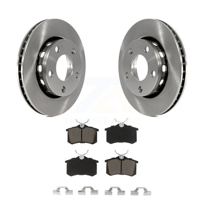Disc Brake Rotors And Ceramic Pads Rear Kit For 2000-2001 Audi S4