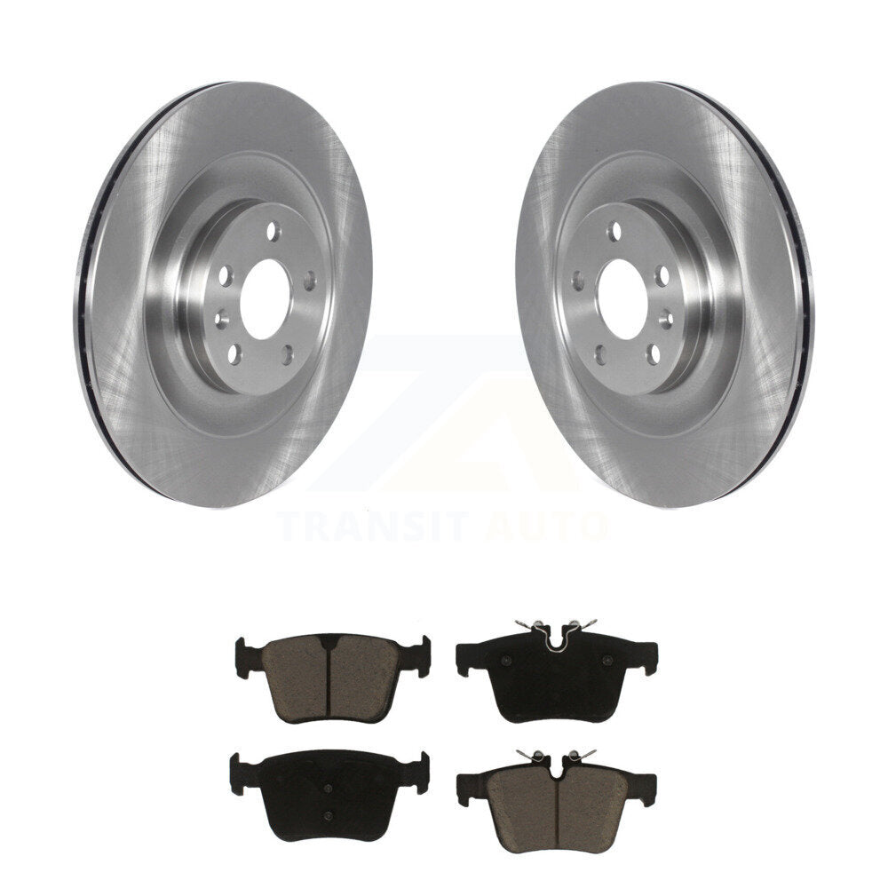 Disc Brake Rotors And Ceramic Pads Rear Kit For Volvo XC90 XC40 Recharge C40