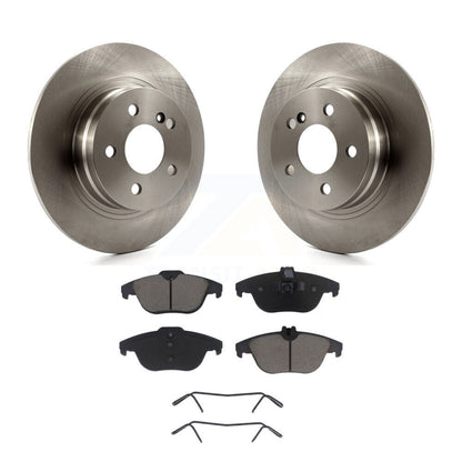 Disc Brake Rotors And Ceramic Pads Rear Kit For Mercedes-Benz C300 C250 C230