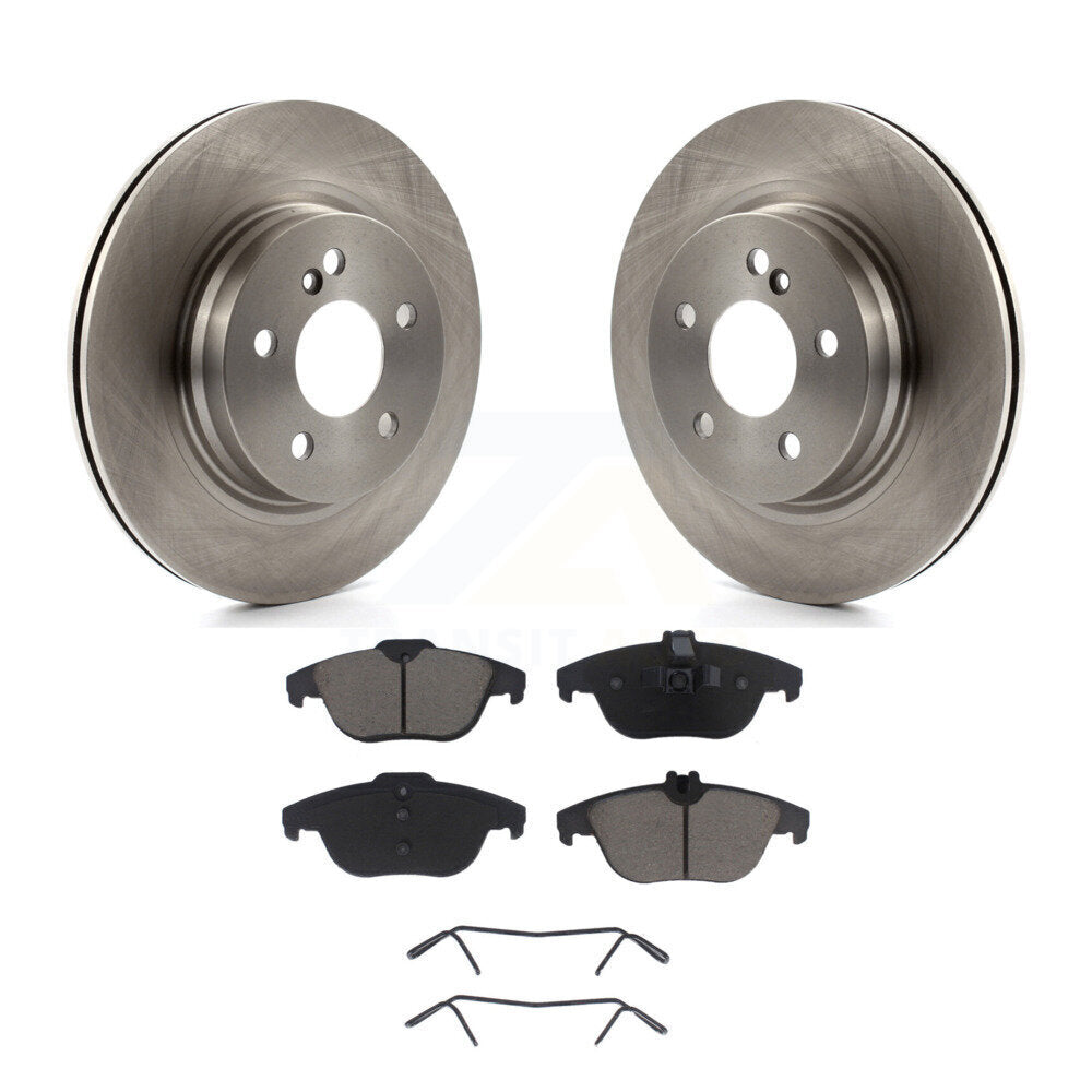 Disc Brake Rotor Ceramic Pad Rear Kit For Mercedes-Benz C300 C350 E350 C250 E550