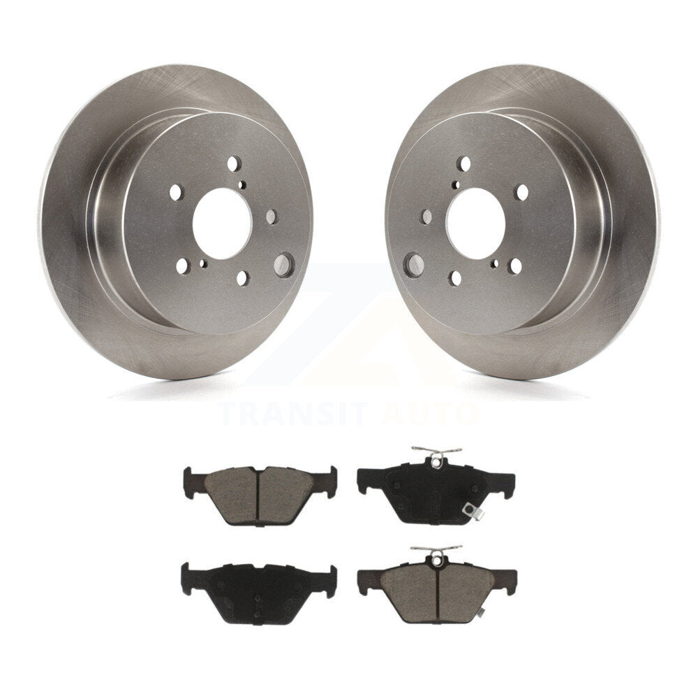 Disc Brake Rotors And Ceramic Pads Rear Kit For Subaru Crosstrek
