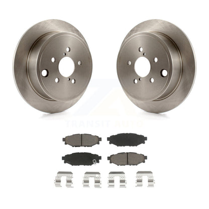 Brake Rotor Ceramic Pad Rear Kit For Subaru Impreza Forester Outback Legacy FR-S