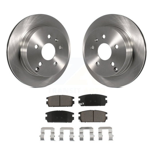 Brake Rotor And Ceramic Pad Rear Kit For 2010-2017 Chevrolet Equinox GMC Terrain