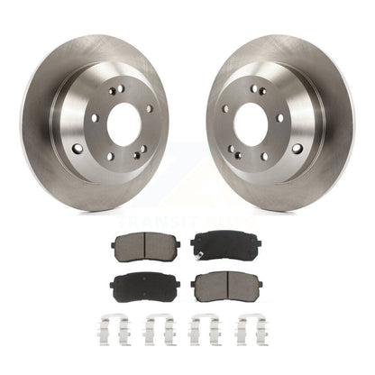 Disc Brake Rotors And Ceramic Pads Rear Kit For 2015-2021 Kia Sedona