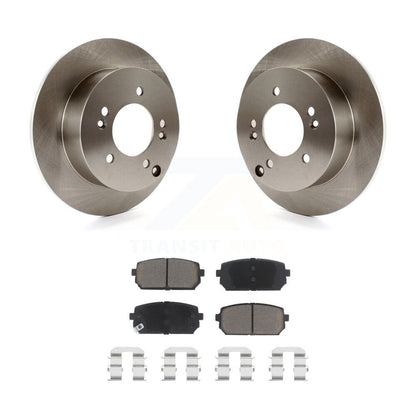 Disc Brake Rotors And Ceramic Pads Rear Kit For 2007-2012 Kia Rondo