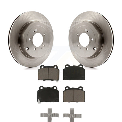 Disc Brake Rotors And Ceramic Pads Rear Kit For Mitsubishi Lancer