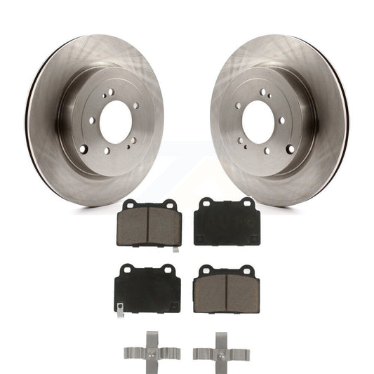 Disc Brake Rotors And Ceramic Pads Rear Kit For Mitsubishi Lancer