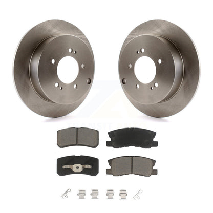 Disc Brake Rotors And Ceramic Pads Rear Kit For Mitsubishi Lancer Outlander
