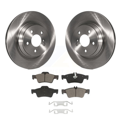 Brake Rotors & Ceramic Pad Rear Kit For Mercedes-Benz S550 S450 SL550 S350 CL550