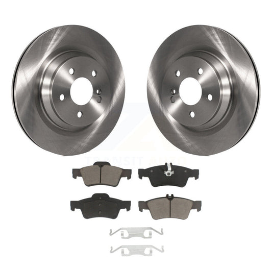 Brake Rotors & Ceramic Pad Rear Kit For Mercedes-Benz S550 S450 SL550 S350 CL550