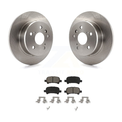 Disc Brake Rotors And Ceramic Pads Rear Kit For 2000-2004 Toyota Avalon
