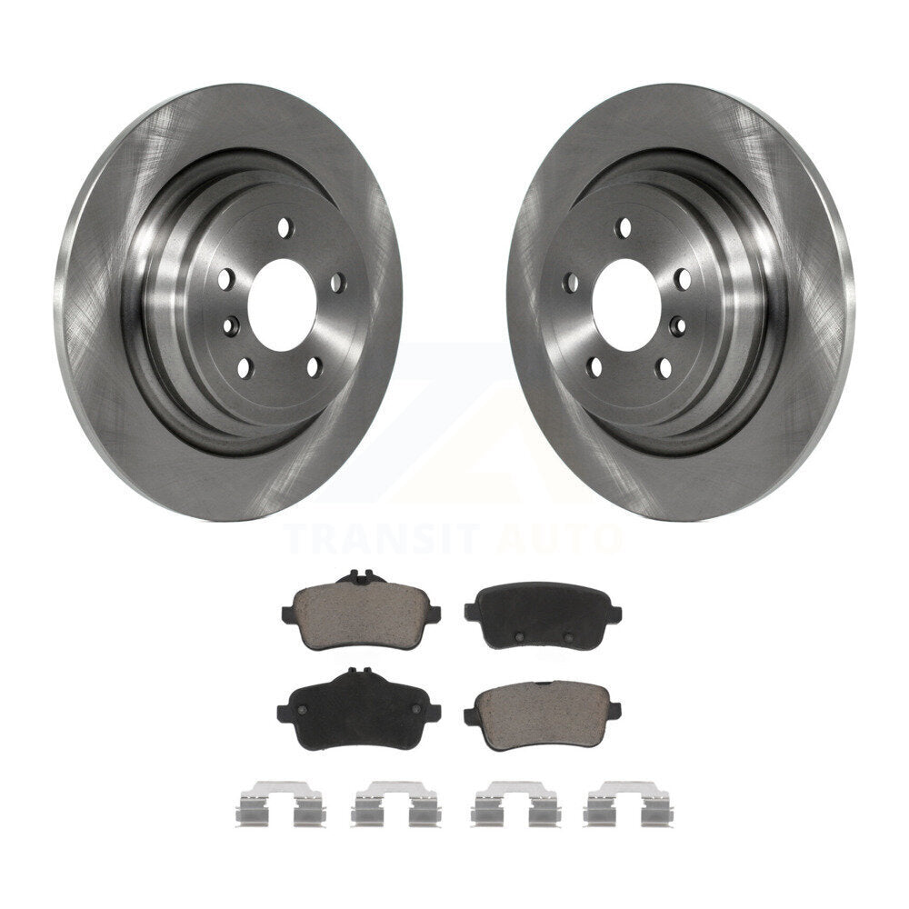 Brake Rotors & Ceramic Pad Rear Kit For Mercedes-Benz ML350 GLE350 ML250 GLE300d