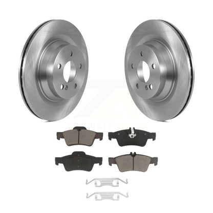 Disc Brake Rotors And Ceramic Pads Rear Kit For Mercedes-Benz E550 CLS550