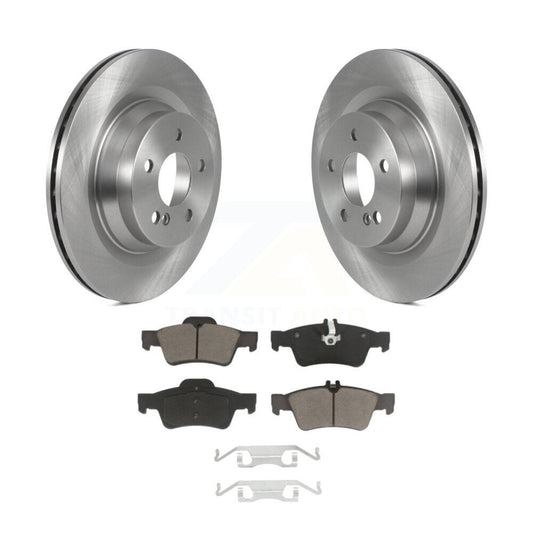 Disc Brake Rotors And Ceramic Pads Rear Kit For Mercedes-Benz E550 CLS550