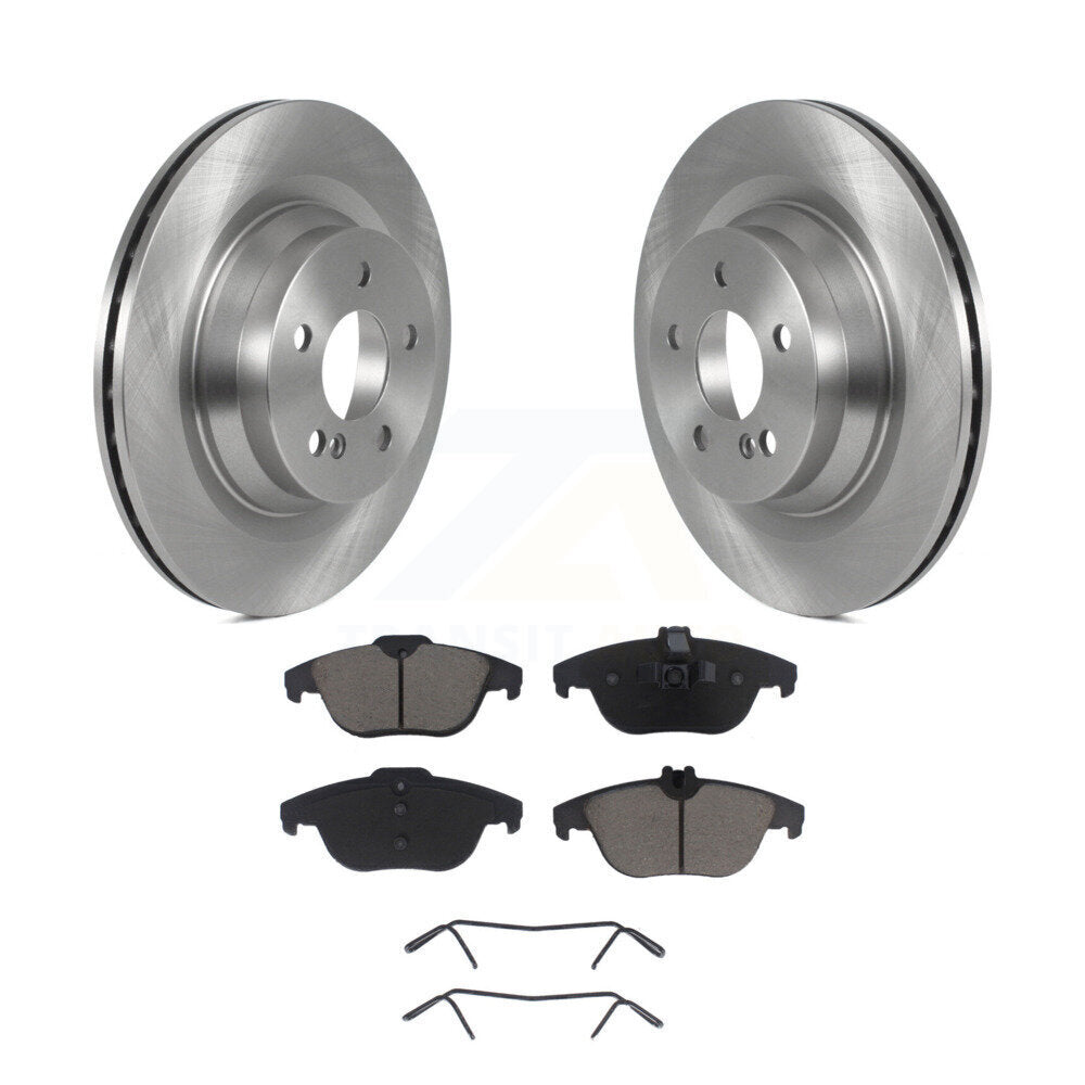 Disc Brake Rotors And Ceramic Pads Rear Kit For Mercedes-Benz E550
