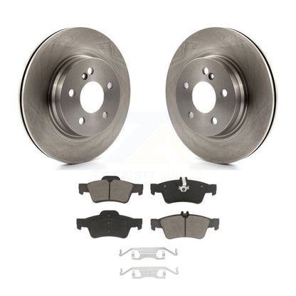 Disc Brake Rotors And Ceramic Pads Rear Kit For Mercedes-Benz E550