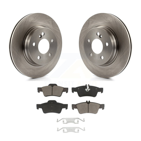 Disc Brake Rotors And Ceramic Pads Rear Kit For Mercedes-Benz E550