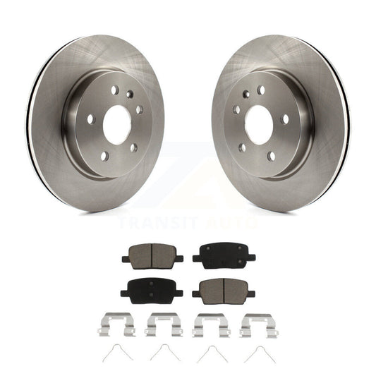 Disc Brake Rotors And Ceramic Pads Rear Kit For Chevrolet Camaro Cadillac CT6