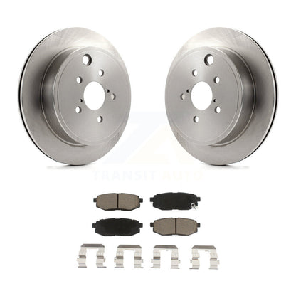 Brake Rotor Ceramic Pad Rear Kit For Subaru Outback Legacy BRZ Scion FR-S Toyota