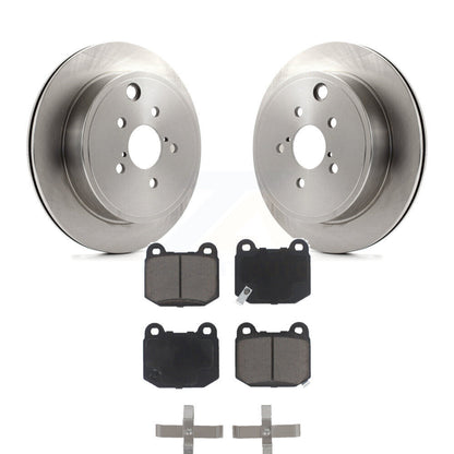 Brake Rotors Ceramic Pad Rear Kit For Subaru BRZ Toyota 86 Without Brembo Brakes