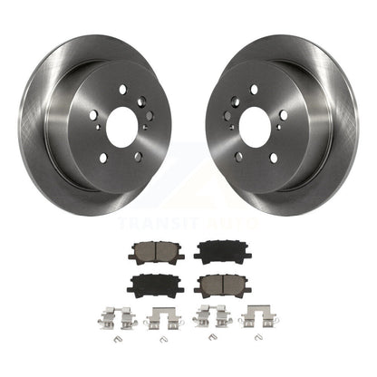 Brake Rotors Ceramic Pad Rear Kit For Lexus RX350 Toyota Highlander RX330 RX400h