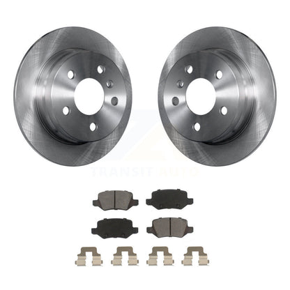 Disc Brake Rotors And Ceramic Pads Rear Kit For 2006-2011 Mercedes-Benz B200