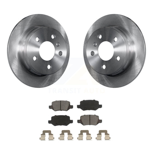 Disc Brake Rotors And Ceramic Pads Rear Kit For 2006-2011 Mercedes-Benz B200