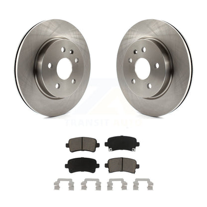 Brake Rotors Ceramic Pad Rear Kit For Chevrolet Buick Malibu Impala LaCrosse XTS