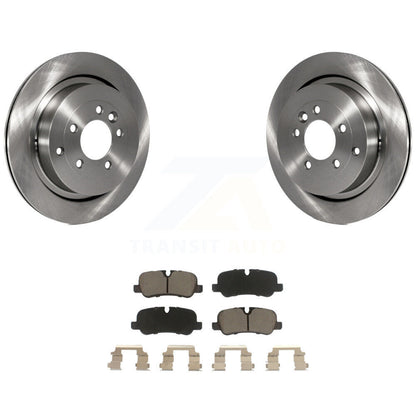 Disc Brake Rotors And Ceramic Pads Rear Kit For Land Rover Range Sport LR4 LR3