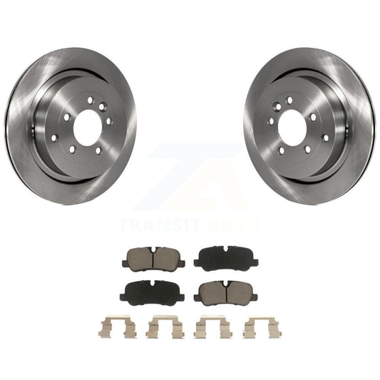 Disc Brake Rotors And Ceramic Pads Rear Kit For Land Rover Range Sport LR4 LR3