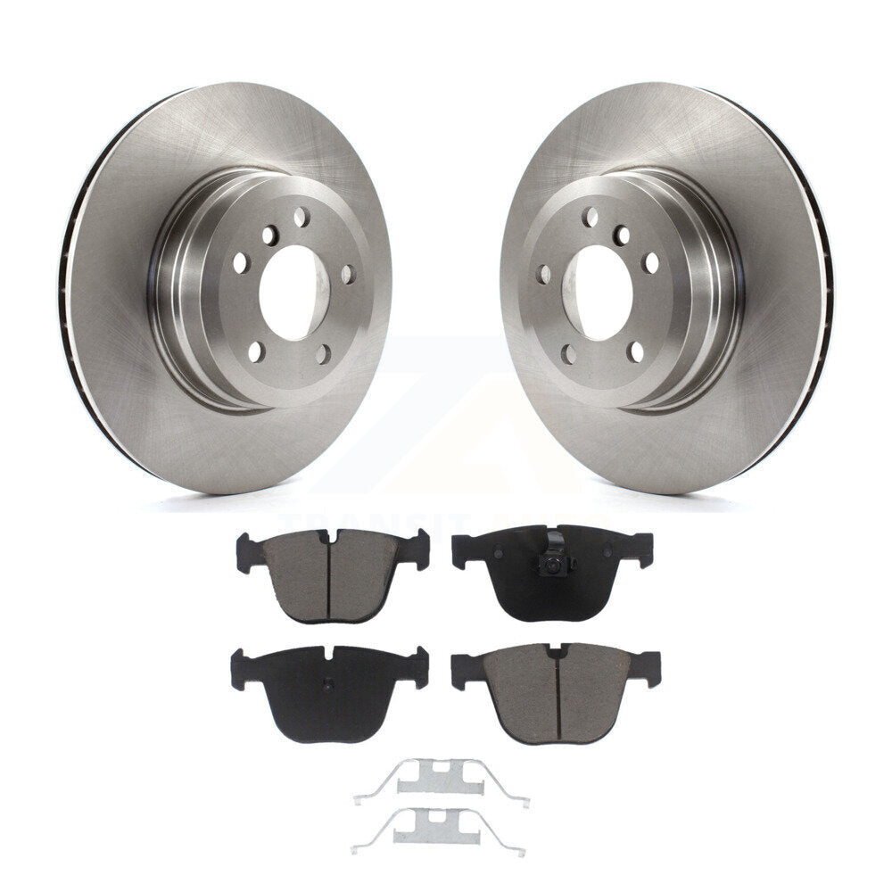 Disc Brake Rotors And Ceramic Pads Rear Kit For BMW X5 X6