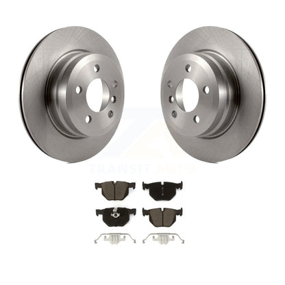 Disc Brake Rotors And Ceramic Pads Rear Kit For BMW X5 X6