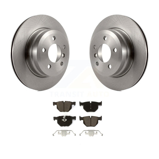 Disc Brake Rotors And Ceramic Pads Rear Kit For BMW X5 X6