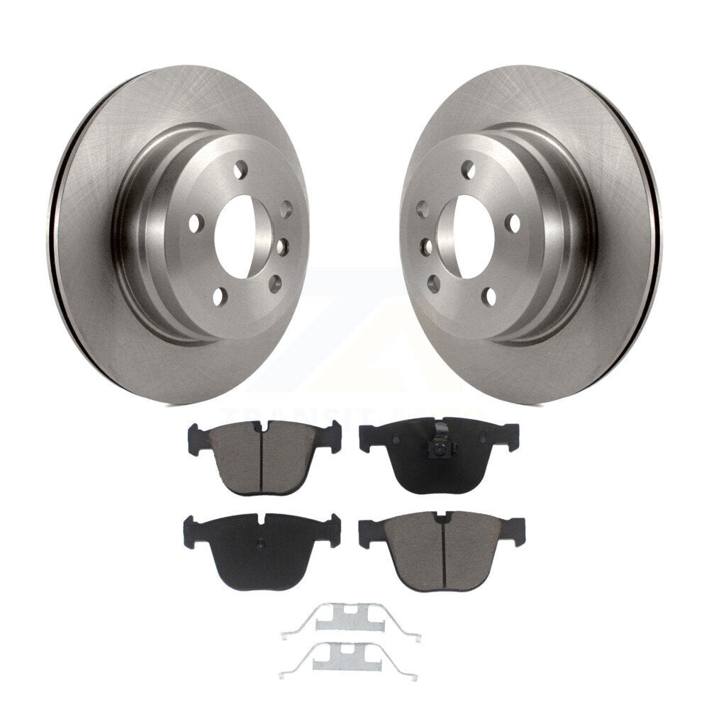 Disc Brake Rotors And Ceramic Pads Rear Kit For 2009 BMW X6 xDrive35i From 10 08