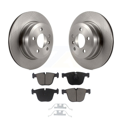 Disc Brake Rotors And Ceramic Pads Rear Kit For 2009 BMW X6 xDrive35i From 10 08