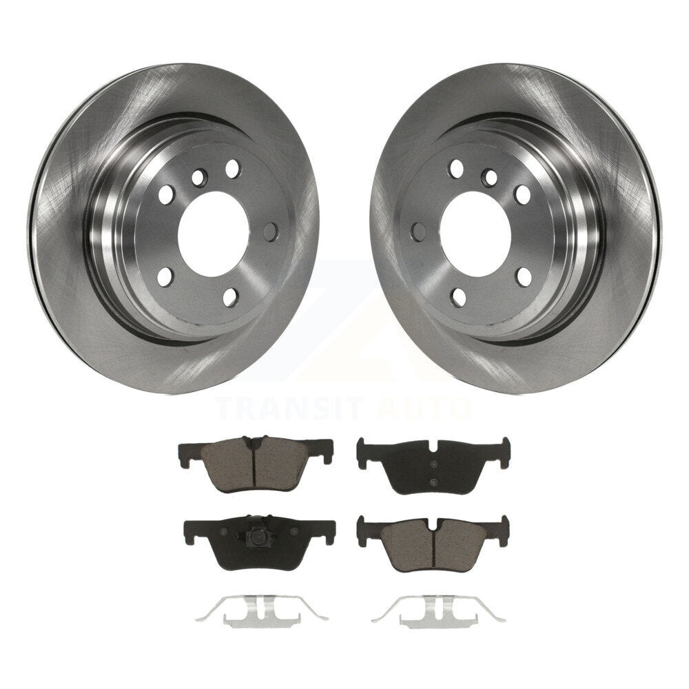 Brake Rotor Ceramic Pad Rear Kit For BMW 328i xDrive 330i 320i 428i 328d 430i GT