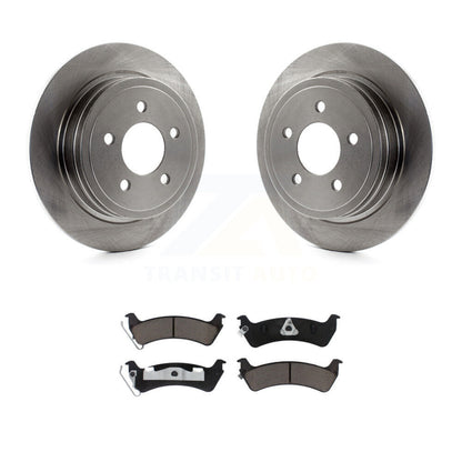 Disc Brake Rotors And Ceramic Pads Rear Kit For Ford Explorer Sport Trac